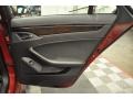 Ebony 2011 Cadillac CTS -V Sport Wagon Door Panel