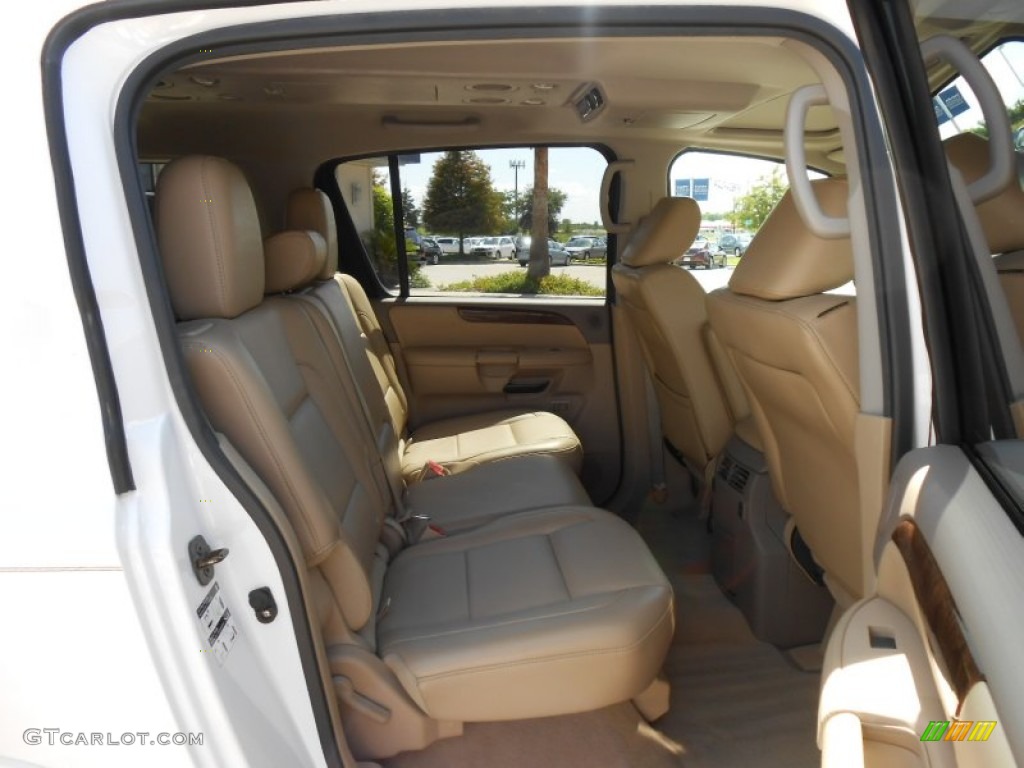 2012 Armada Platinum - Blizzard White / Almond photo #17