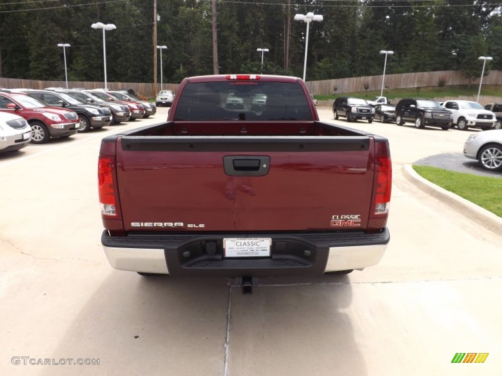 2013 Sierra 1500 SLE Extended Cab - Sonoma Red Metallic / Ebony photo #4