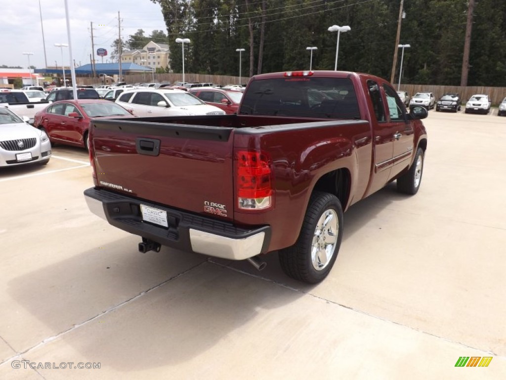 2013 Sierra 1500 SLE Extended Cab - Sonoma Red Metallic / Ebony photo #5