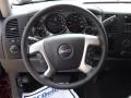 Ebony 2013 GMC Sierra 1500 SLE Extended Cab Steering Wheel