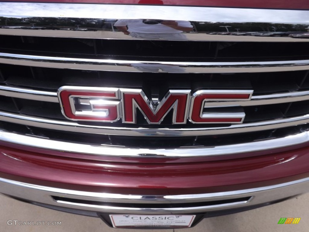 2013 Sierra 1500 SLE Extended Cab - Sonoma Red Metallic / Ebony photo #21