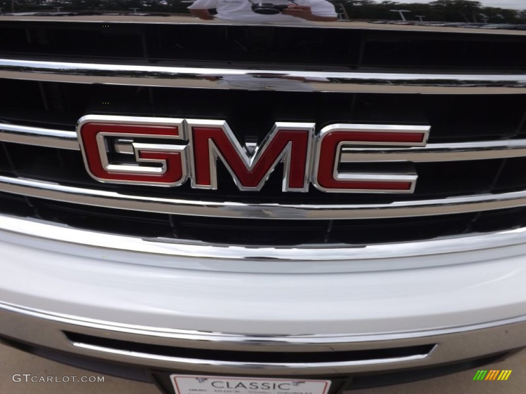 2013 Sierra 1500 SLE Extended Cab - Summit White / Ebony photo #22