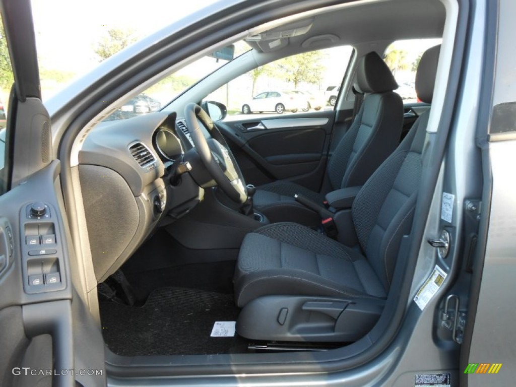 Titan Black Interior 2013 Volkswagen Golf 4 Door TDI Photo #68812574