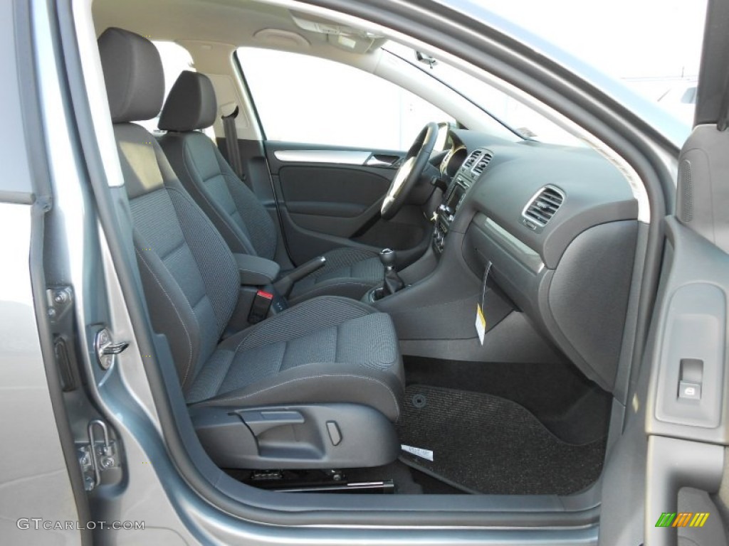 Titan Black Interior 2013 Volkswagen Golf 4 Door TDI Photo #68812592