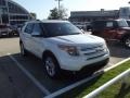 2012 White Platinum Tri-Coat Ford Explorer Limited  photo #2