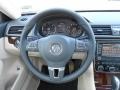 Cornsilk Beige Steering Wheel Photo for 2013 Volkswagen Passat #68813477