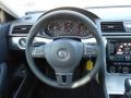 Titan Black Steering Wheel Photo for 2013 Volkswagen Passat #68813909