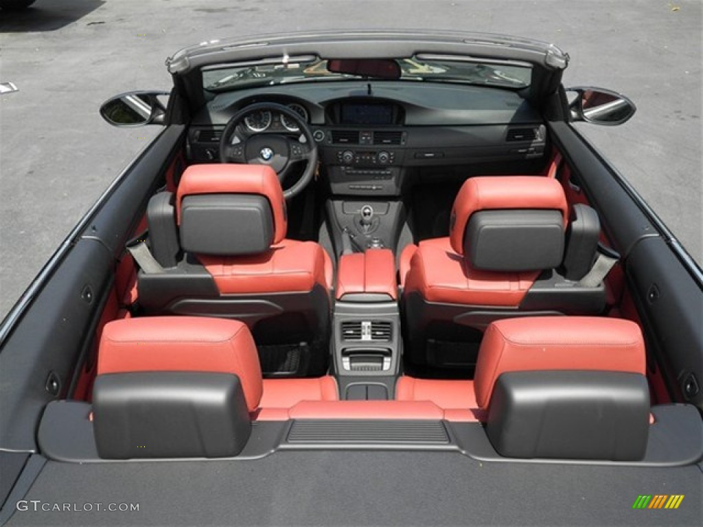 Fox Red Novillo Leather Interior 2011 BMW M3 Convertible Photo #68814857