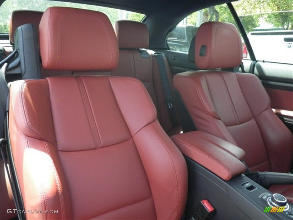 Fox Red Novillo Leather Interior 2011 BMW M3 Convertible Photo #68814872