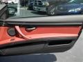 Fox Red Novillo Leather 2011 BMW M3 Convertible Door Panel