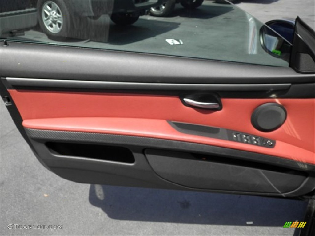 2011 BMW M3 Convertible Fox Red Novillo Leather Door Panel Photo #68814908