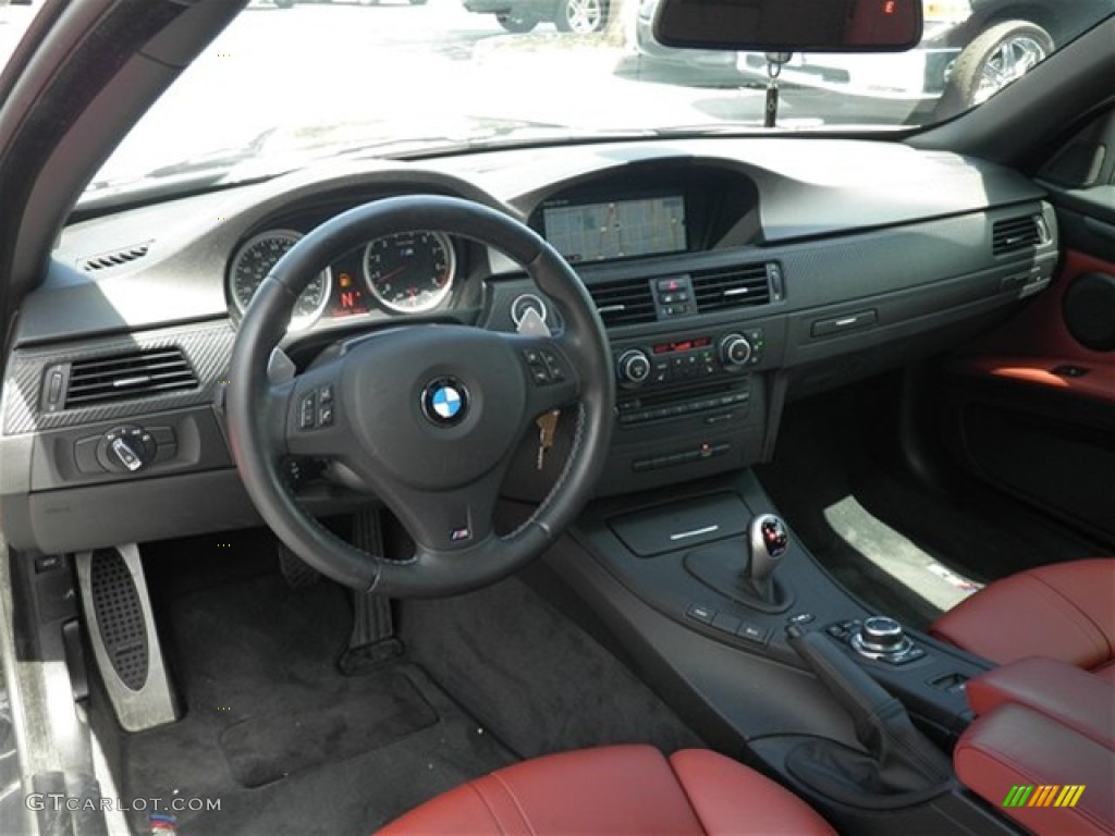 2011 BMW M3 Convertible Fox Red Novillo Leather Dashboard Photo #68814938
