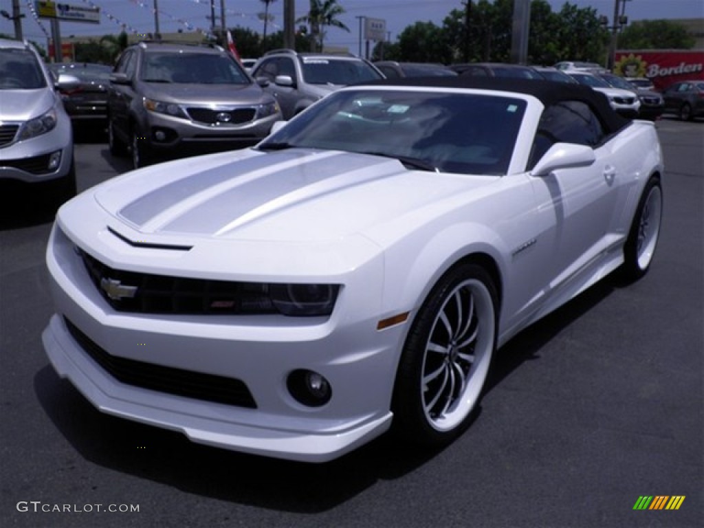 Summit White 2012 Chevrolet Camaro SS/RS Convertible Exterior Photo #68815079