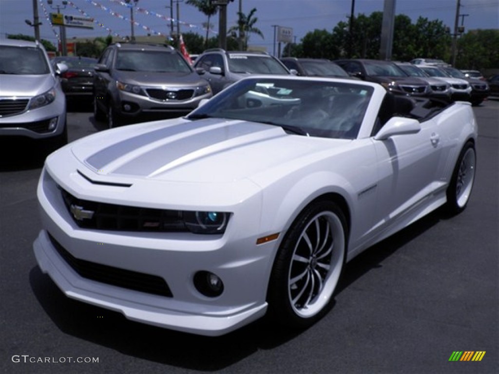 Summit White 2012 Chevrolet Camaro SS/RS Convertible Exterior Photo #68815190