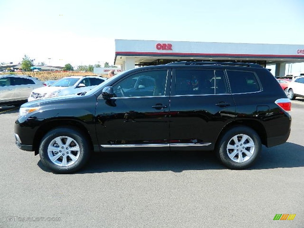 2012 Highlander SE - Black / Sand Beige photo #6
