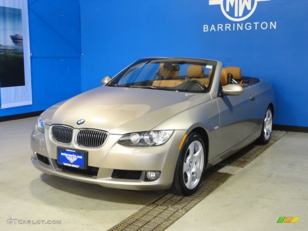 2007 3 Series 328i Convertible - Platinum Bronze Metallic / Saddle Brown/Black photo #3