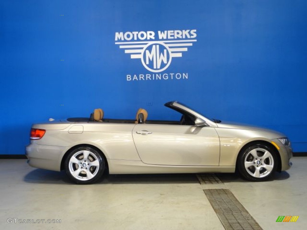 2007 3 Series 328i Convertible - Platinum Bronze Metallic / Saddle Brown/Black photo #8