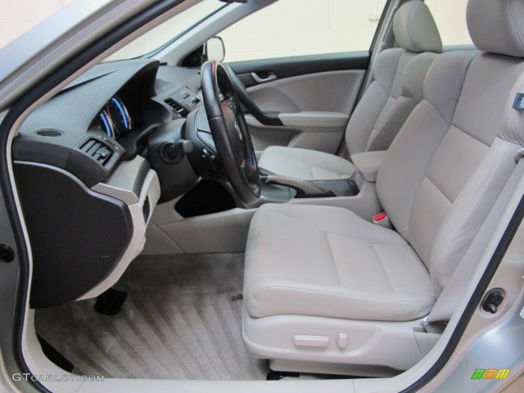 Taupe Interior 2009 Acura TSX Sedan Photo #68817674