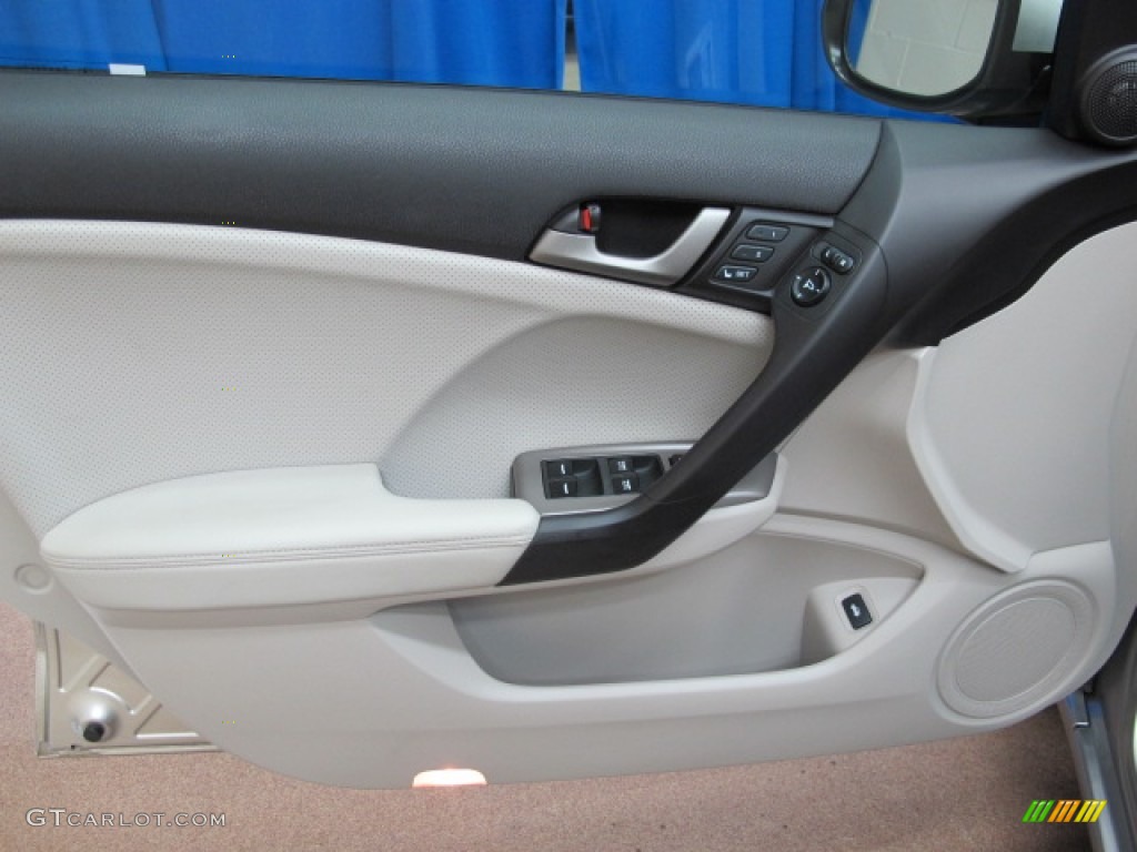 2009 Acura TSX Sedan Taupe Door Panel Photo #68817920