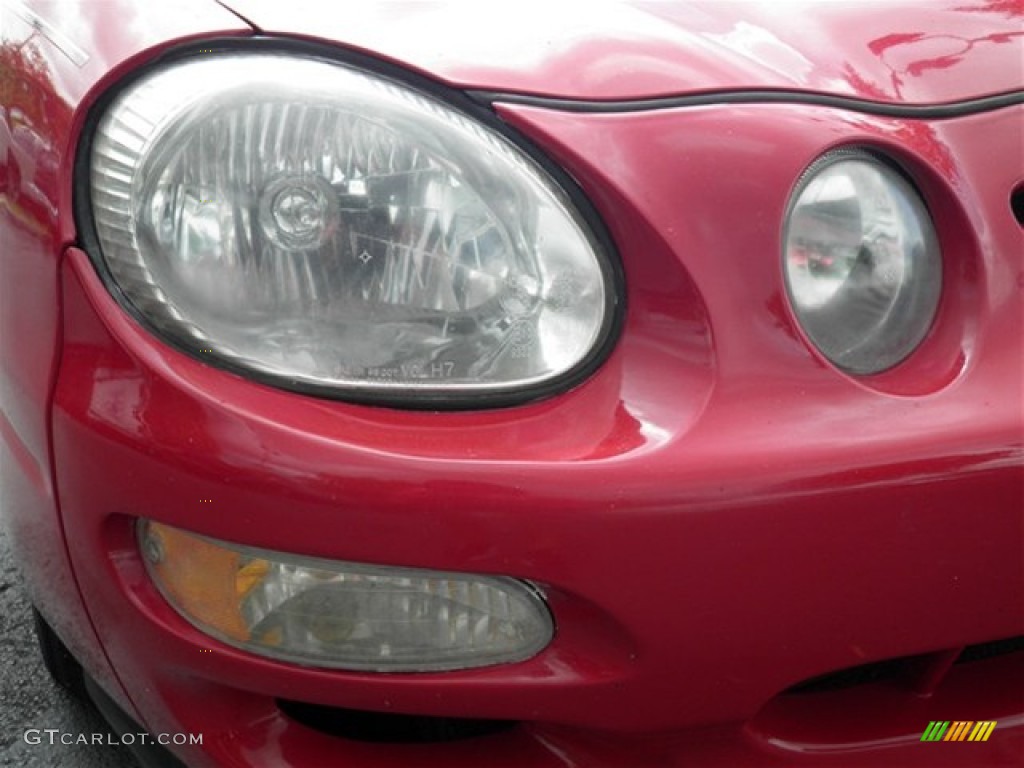 2001 Spectra GSX Sedan - Classic Red / Gray photo #3