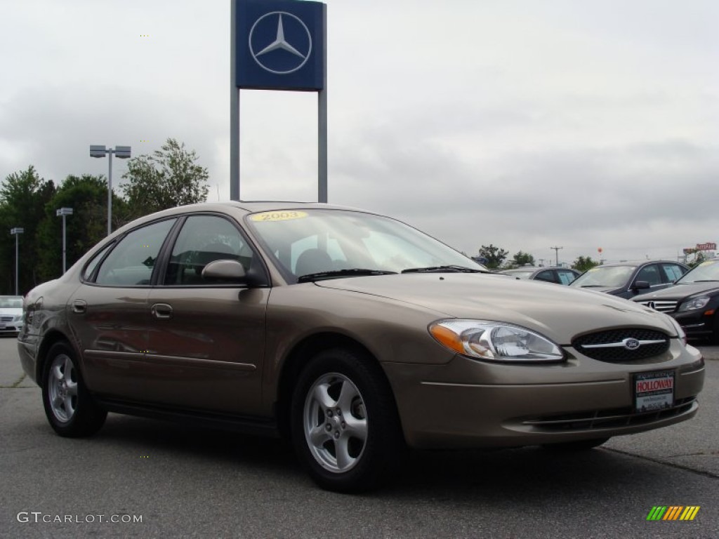 2003 Taurus SES - Gold Ash Metallic / Medium Parchment photo #3