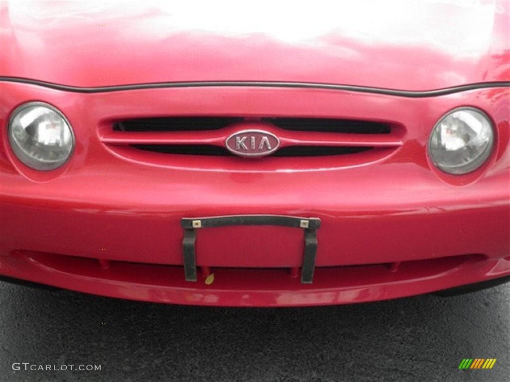 2001 Spectra GSX Sedan - Classic Red / Gray photo #5