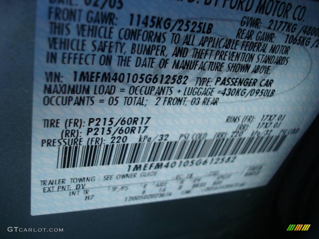 2005 Montego Luxury - Light Tundra Metallic / Pebble photo #14