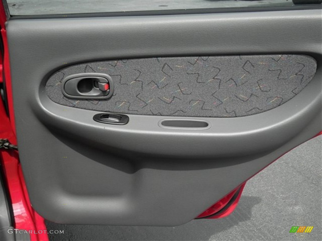 2001 Kia Spectra GSX Sedan Gray Door Panel Photo #68818349