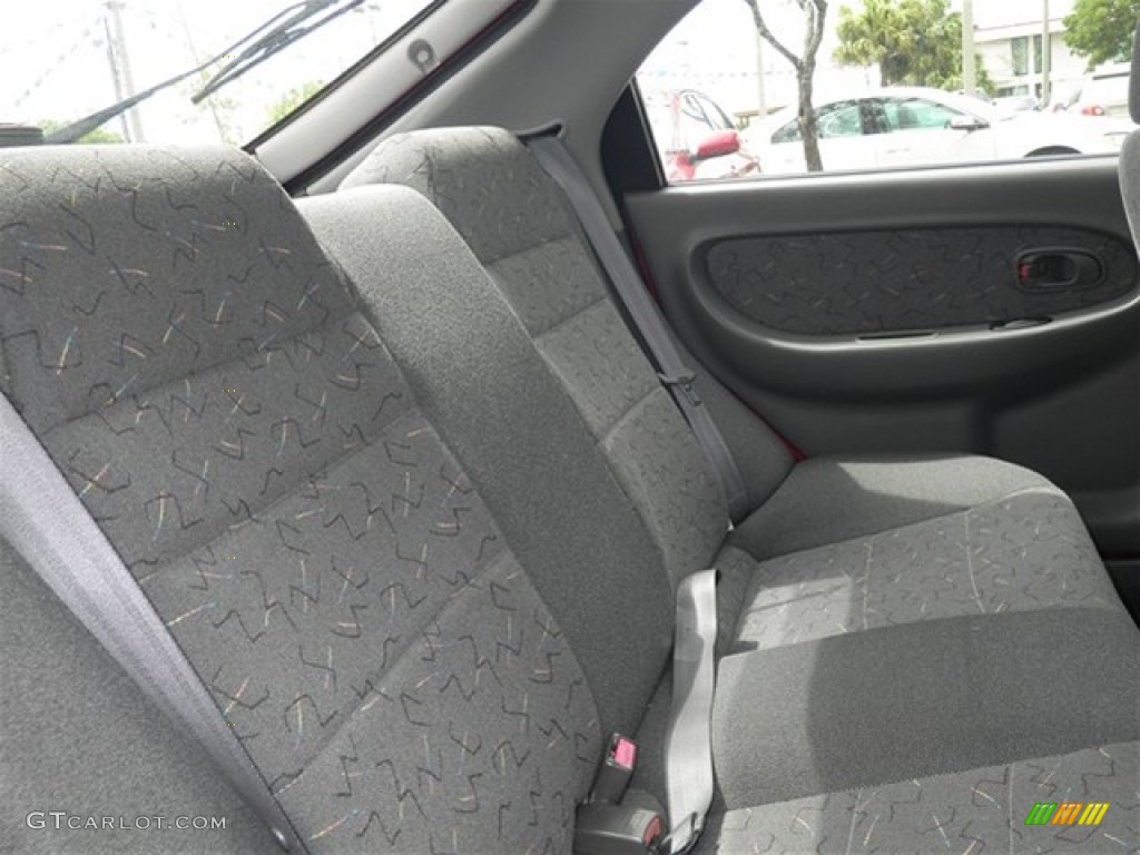 Gray Interior 2001 Kia Spectra GSX Sedan Photo #68818358