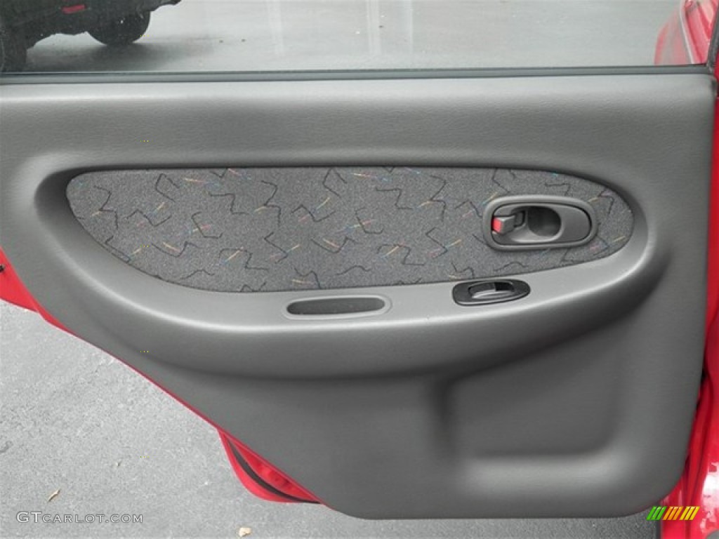2001 Kia Spectra GSX Sedan Gray Door Panel Photo #68818382