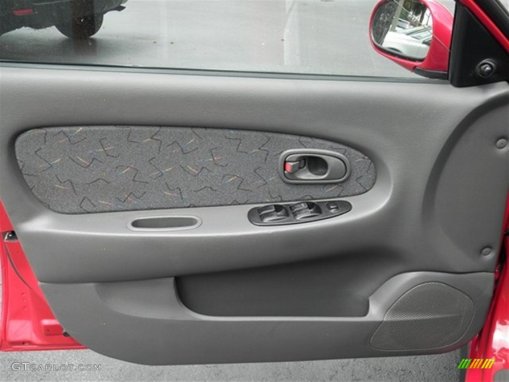 2001 Spectra GSX Sedan - Classic Red / Gray photo #27