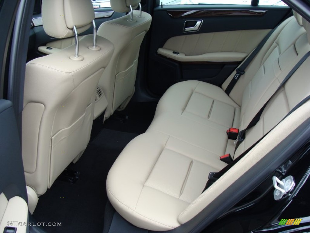 2013 Mercedes-Benz E 350 4Matic Sedan Rear Seat Photo #68818499