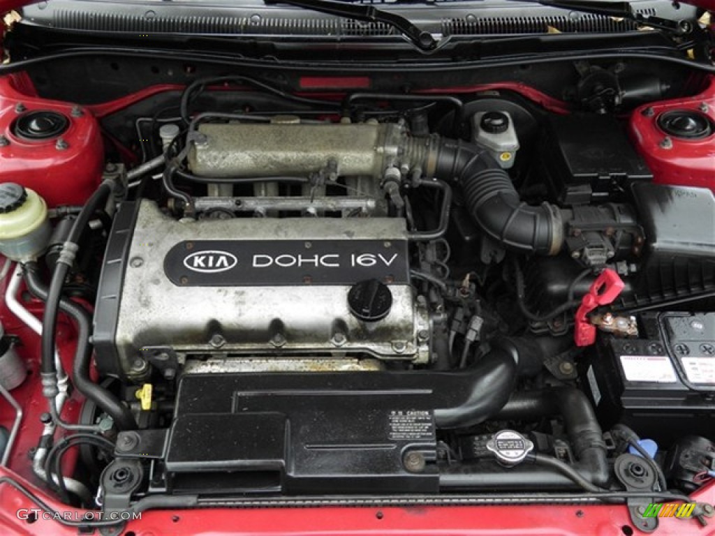 2001 Kia Spectra GSX Sedan Engine Photos