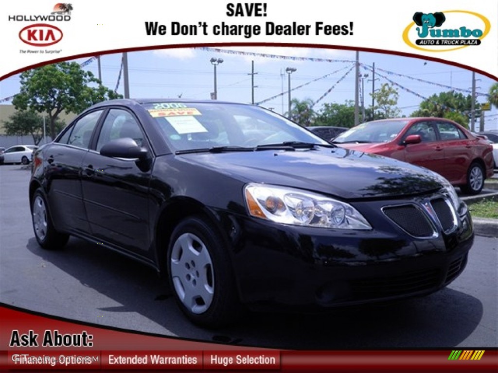 2006 G6 Sedan - Black / Ebony photo #1