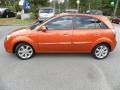 Sunset Orange 2010 Kia Rio Rio5 SX Hatchback Exterior