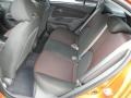 2010 Kia Rio Gray Sport Cloth Interior Rear Seat Photo
