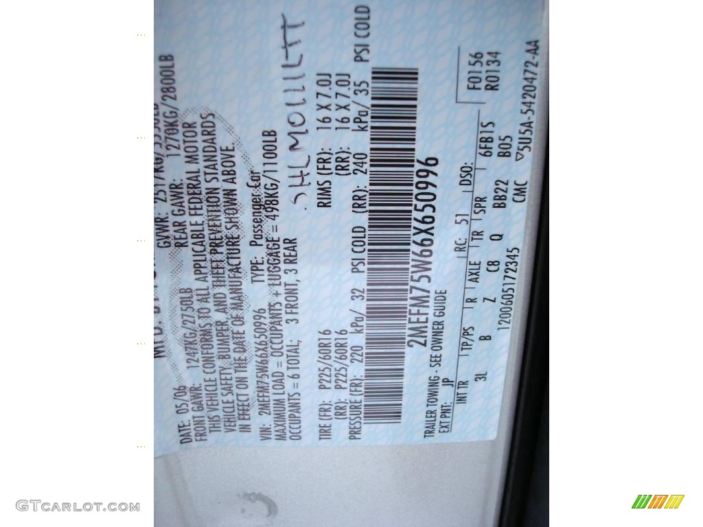 2006 Grand Marquis LS - Silver Birch Metallic / Medium Light Stone photo #14