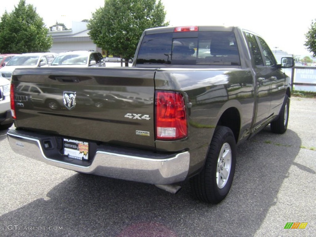 2012 Ram 1500 SLT Quad Cab 4x4 - Sagebrush Pearl / Dark Slate Gray/Medium Graystone photo #4