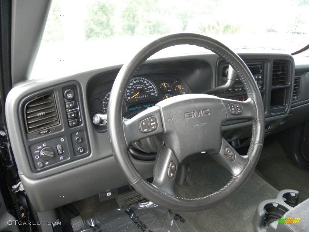 2006 Sierra 1500 Z71 Extended Cab 4x4 - Onyx Black / Dark Pewter photo #3