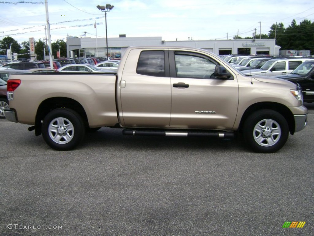 2010 Tundra Double Cab 4x4 - Sandy Beach Metallic / Sand Beige photo #7