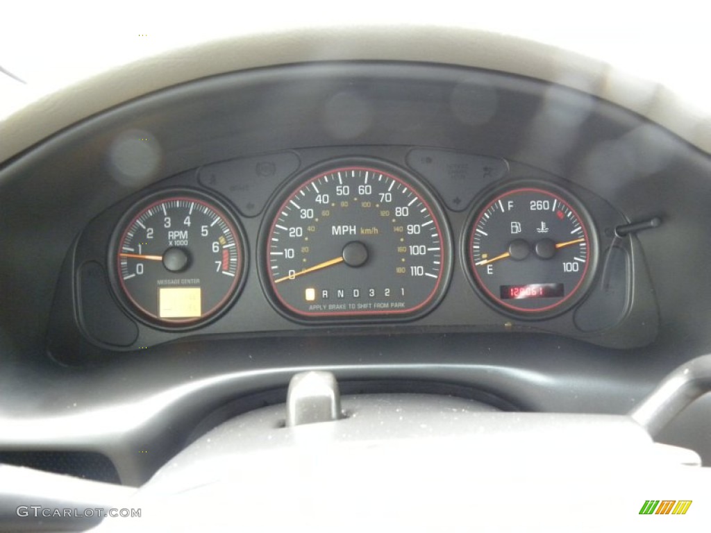 2004 Pontiac Montana AWD Gauges Photo #68821025