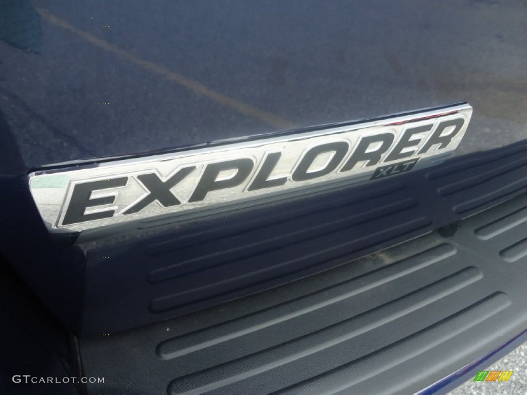 2008 Explorer XLT 4x4 - Dark Blue Pearl Metallic / Black/Stone photo #42