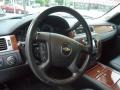 2008 Chevrolet Tahoe Ebony Interior Steering Wheel Photo