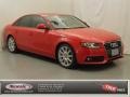 2009 Brilliant Red Audi A4 2.0T Sedan  photo #1