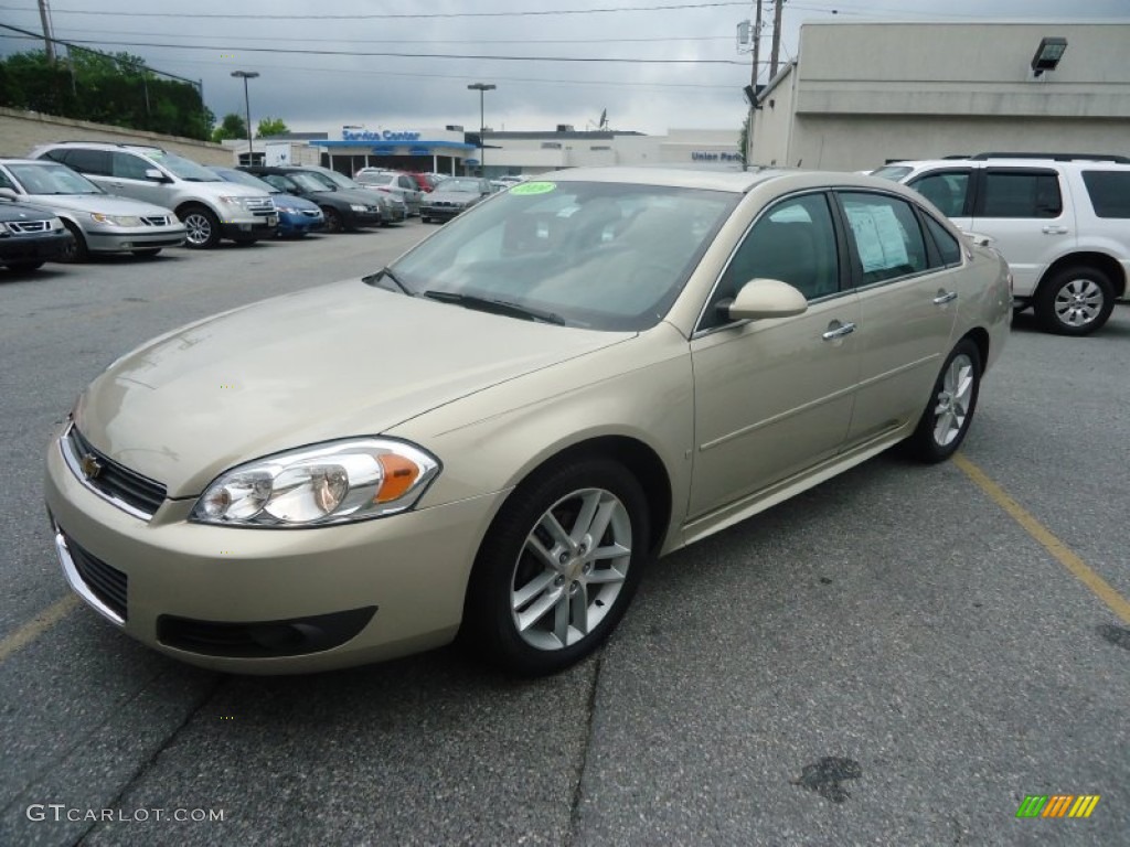 Gold Mist Metallic 2009 Chevrolet Impala LTZ Exterior Photo #68821889