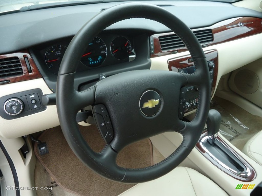 2009 Chevrolet Impala LTZ Neutral Steering Wheel Photo #68821955