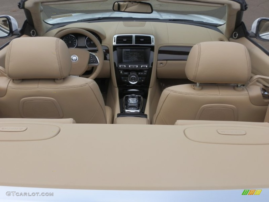 Caramel Interior 2013 Jaguar XK XK Convertible Photo #68823134