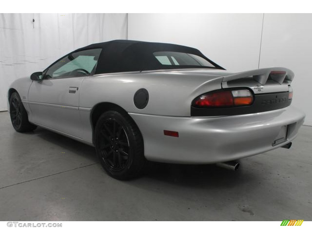 2000 Camaro Z28 Convertible - Sebring Silver Metallic / Ebony photo #8
