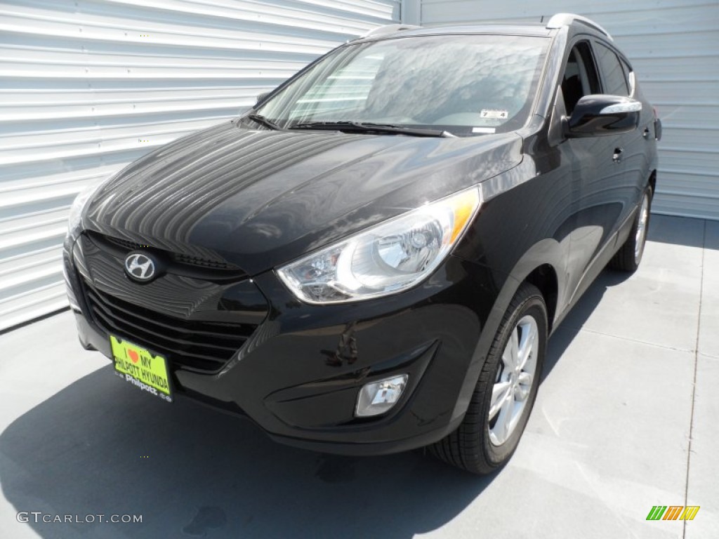 2013 Tucson GLS - Ash Black / Black photo #6